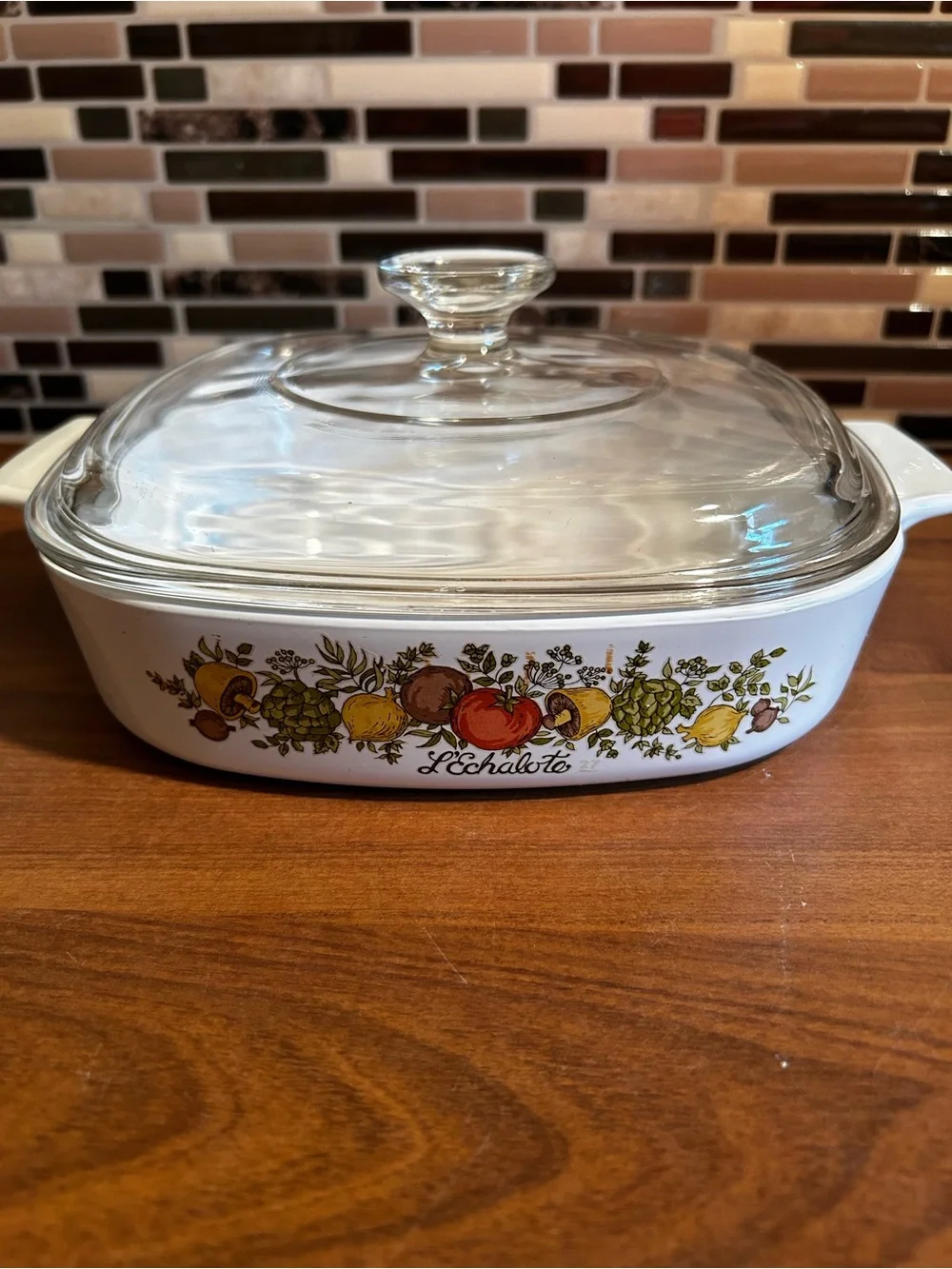 Corningware white glass
